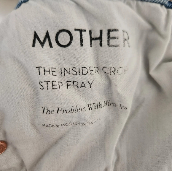 MOTHER Superior | The Insider Crop Step Fray in Problem With Miracles - Size 26 - Picture 11 of 14